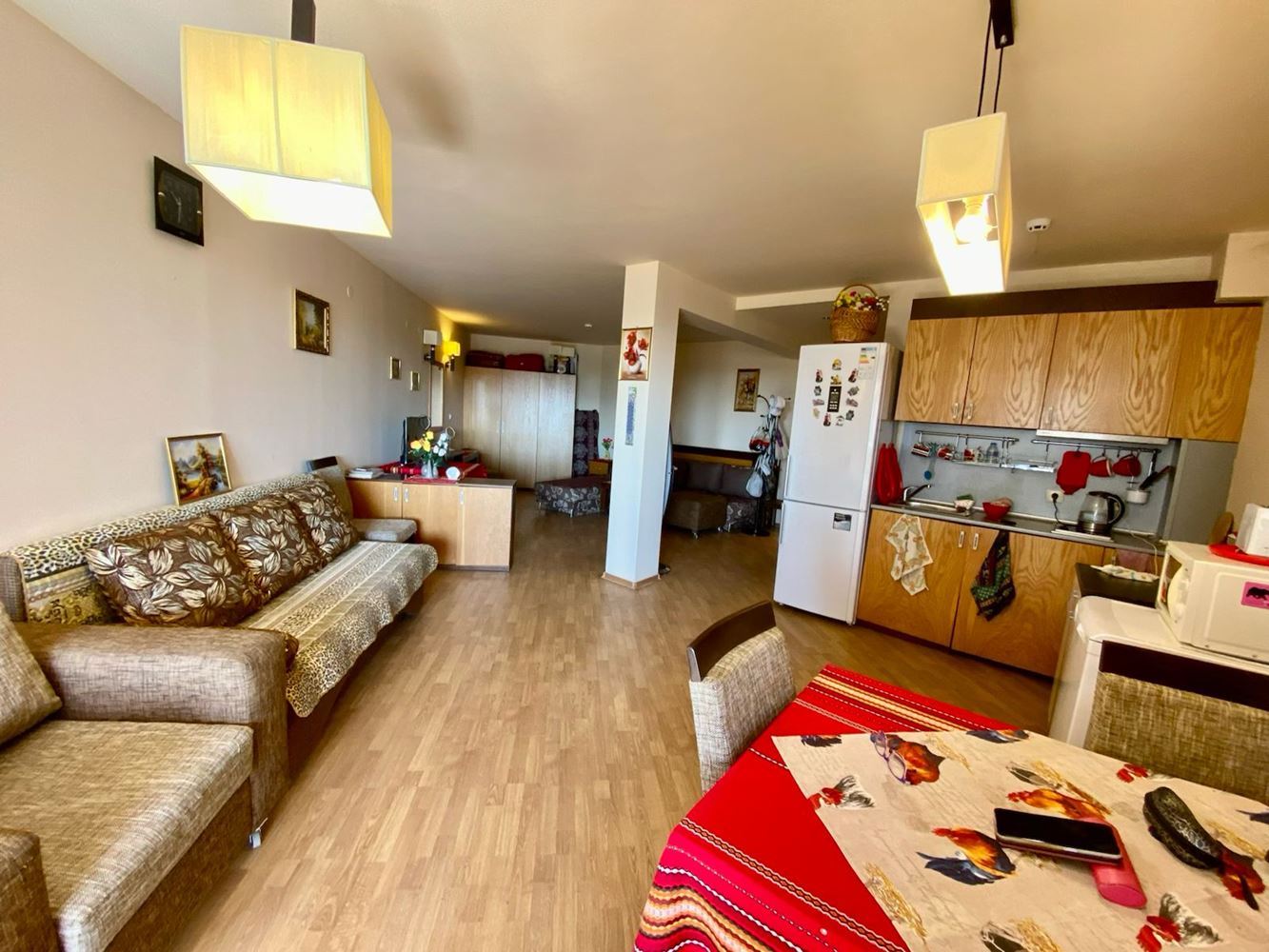 Просторно напълно обзаведено студио с гледка към басейн в слънчев бряг – комфорт, спокойствие и отлична инвестиция