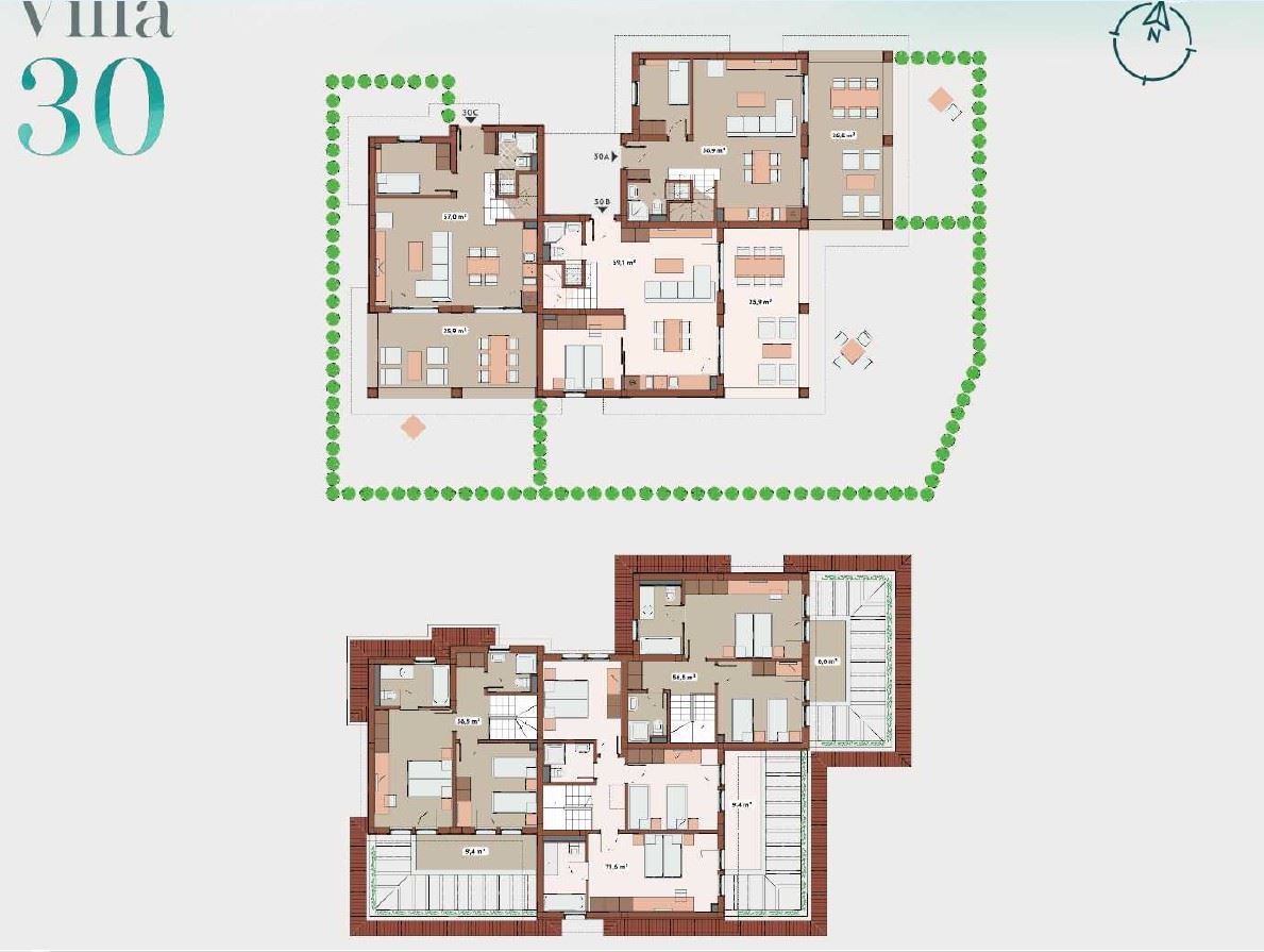 Двуетажна къща тип таунхаус в комплекс „Грийн Лайф“, Созопол – стилен живот на крачка от плажа