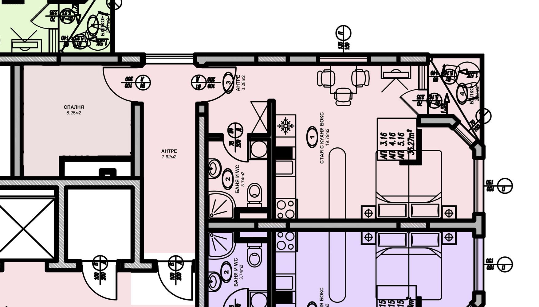 Уютен двустаен апартамент с гледка към басейн и зелени площи в Слънчев бряг – готов за ползване