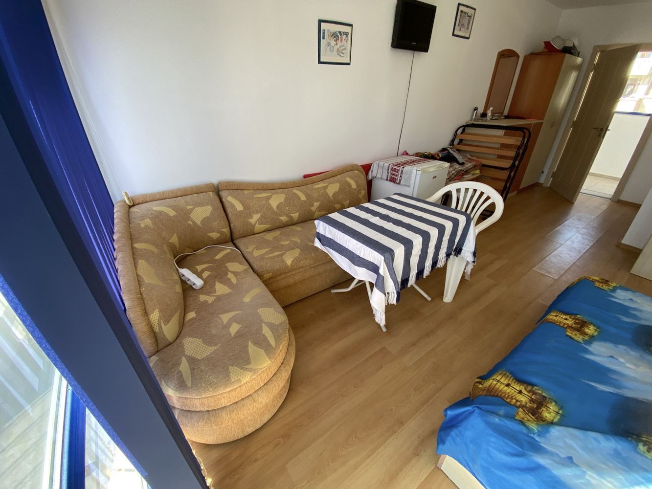 Едностаен апартамент с гледка море в комплекс "Блу Марин"