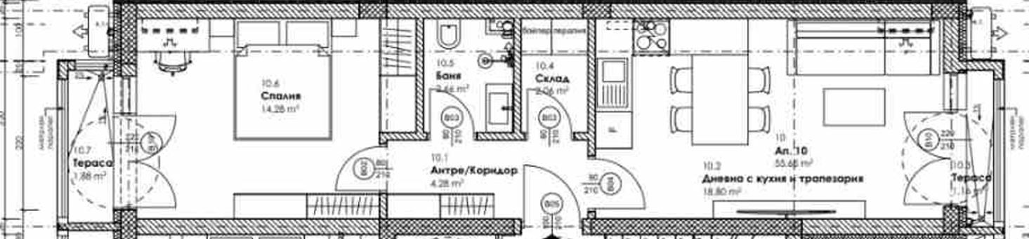 Панорамен двустаен апартамент в модерна бутикова сграда – инвестиция в бъдещето в Меден рудник, зона Б