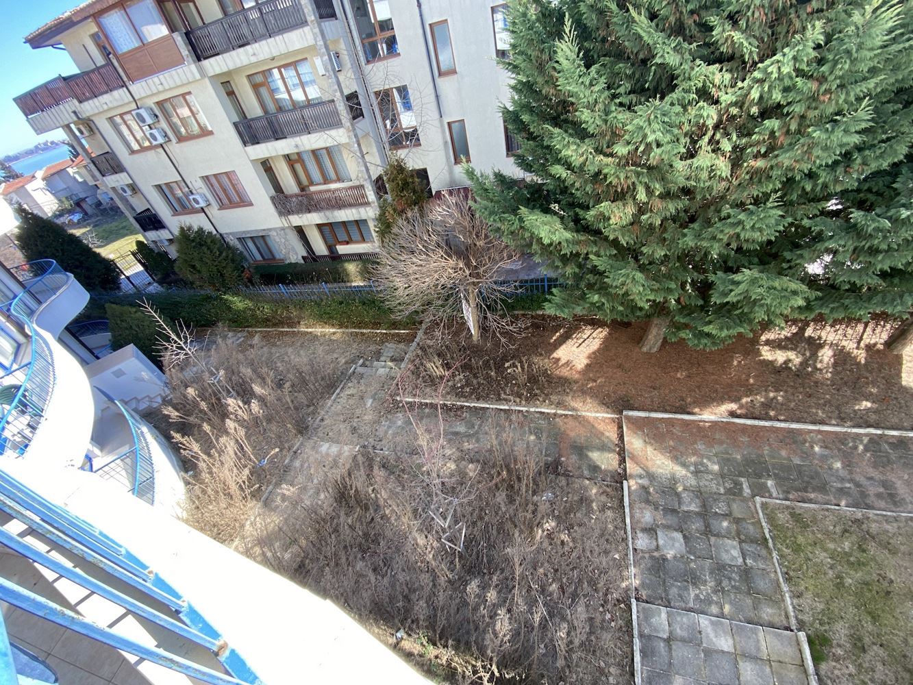 Едностаен апартамент с гледка море в комплекс "Блу Марин"