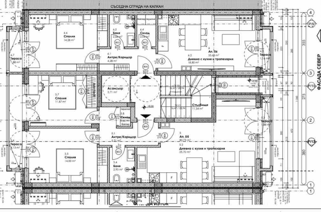 Тристаен апартамент в нова сграда в Меден рудник, зона Б