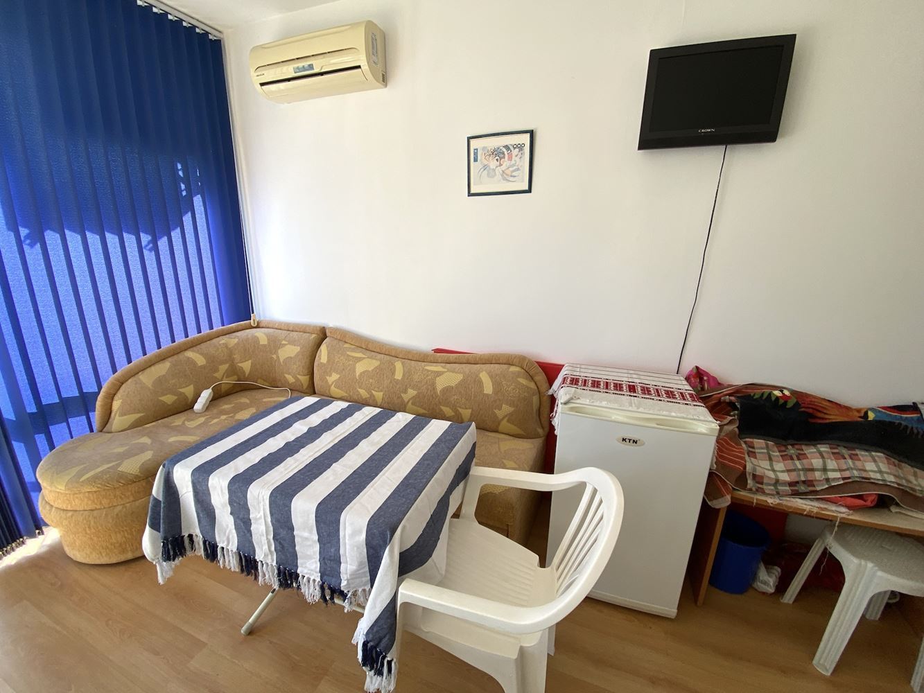 Едностаен апартамент с гледка море в комплекс "Блу Марин"