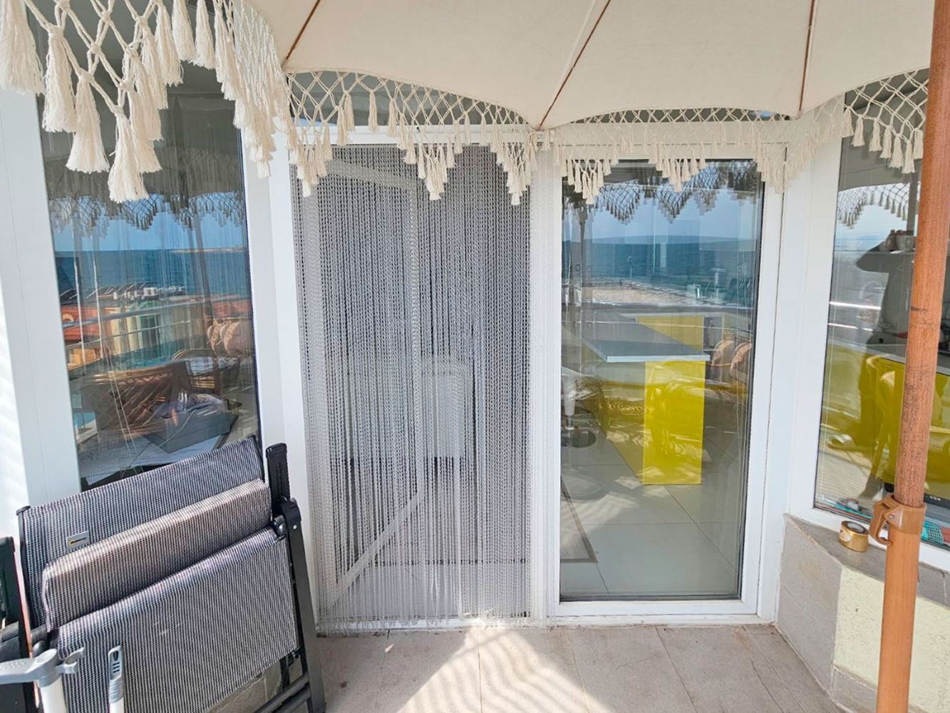 Луксозен тристаен апартамент с морска гледка на първа линия в Равда – 114 м², две тераси и пълен комфорт