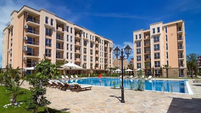 Уютно студио с отлични удобства и възможност за целогодишно живеене в Слънчев бряг