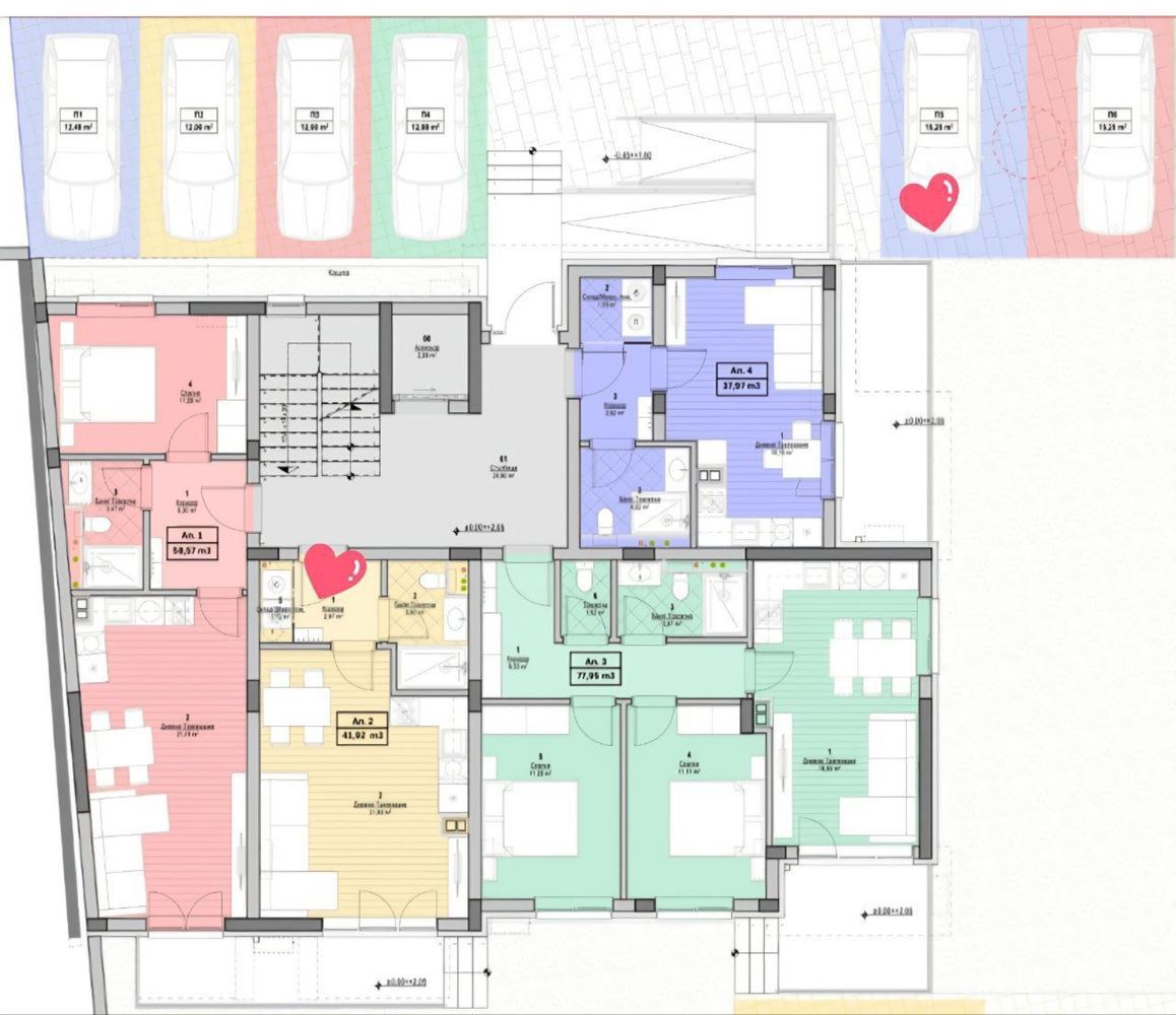 Просторно студио в бутиков комплекс в сърцето на Слънчев бряг – стил, светлина и комфорт