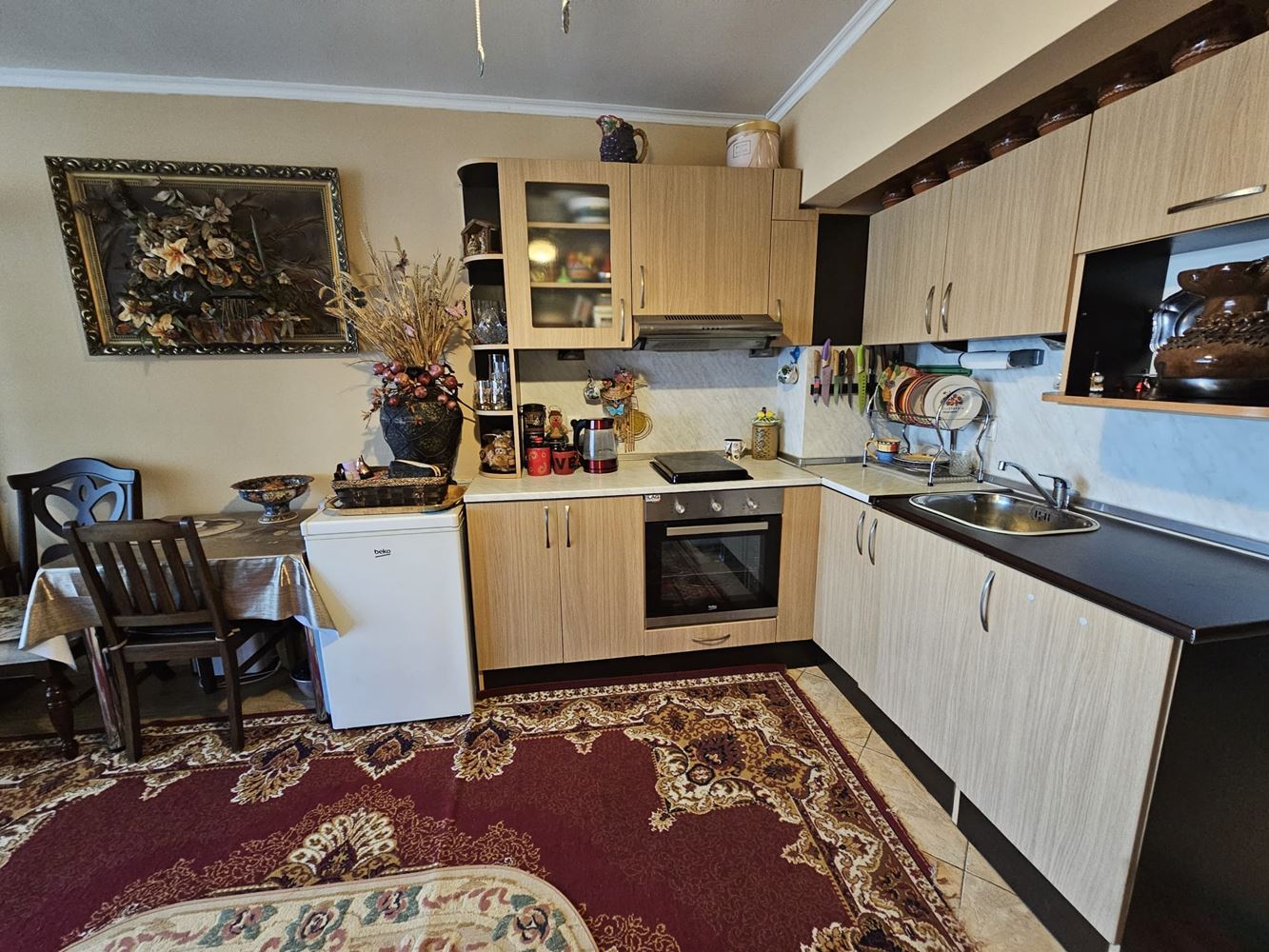 Студио с морска панорама в Свети Влас – с паркомясто и без такса поддръжка