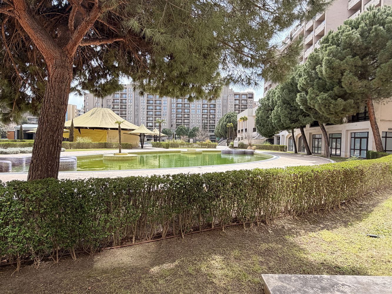 Ексклузивно студио с градина и директен достъп до басейн – на 100 м от морето в Слънчев бряг