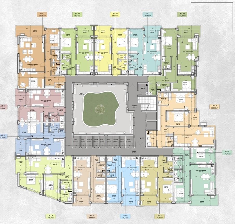 Просторен тристаен апартамент в нов модерен проект в ж.к. Славейков – комфорт и отлична градска среда в Бургас
