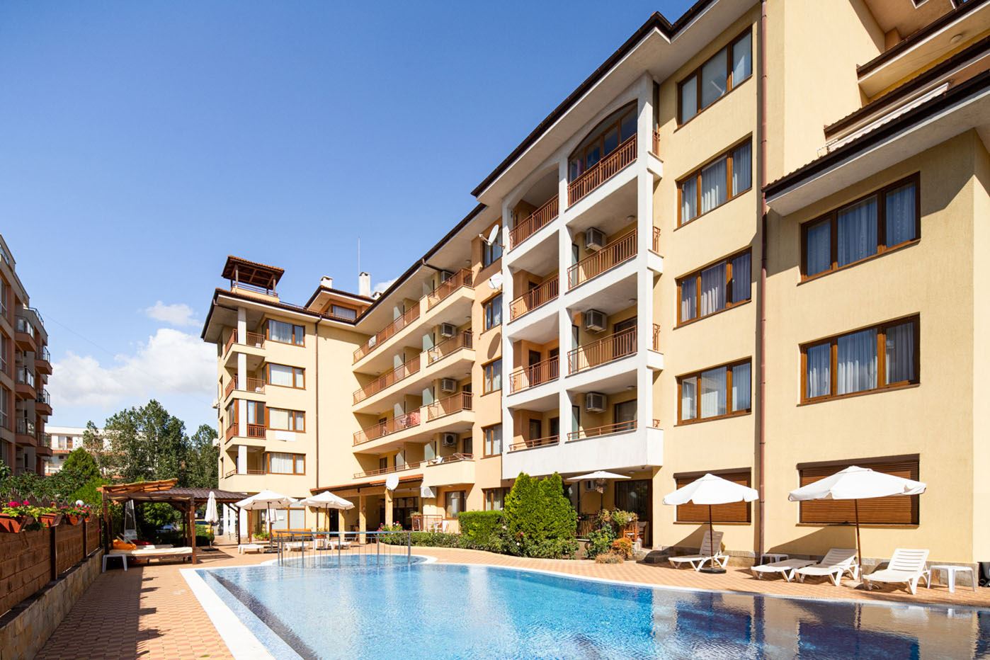 Уют и практичност - двустаен апартамент в комплекс на Слънчев бряг