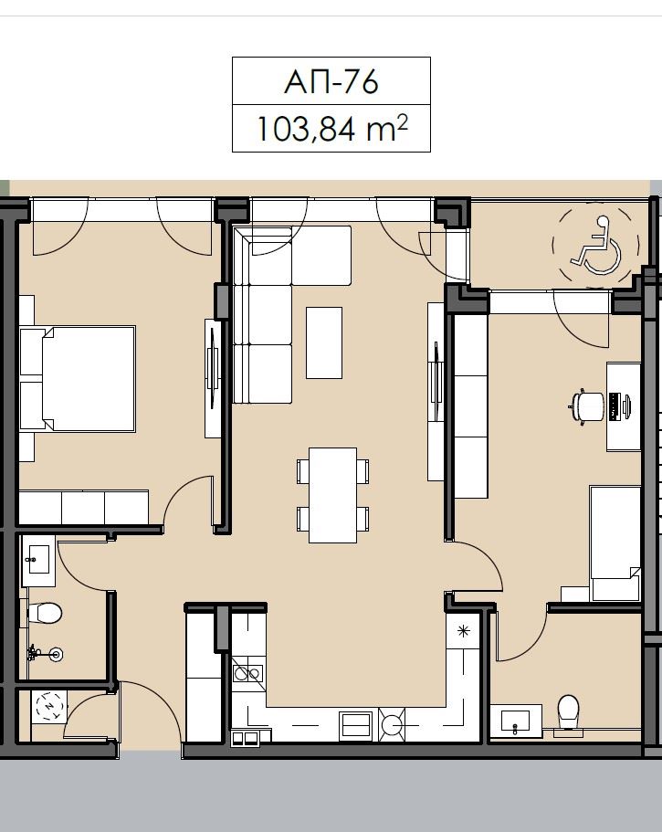 Панорамен тристаен апартамент на последен етаж до морето в Несебър – простор, престиж и уникална локация без такса поддръжка