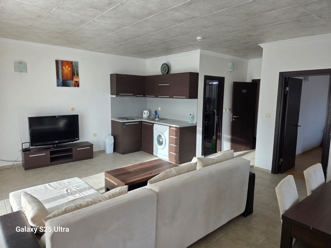 Двустаен апартамент с гледка море и Стария Несебър в Свети Влас