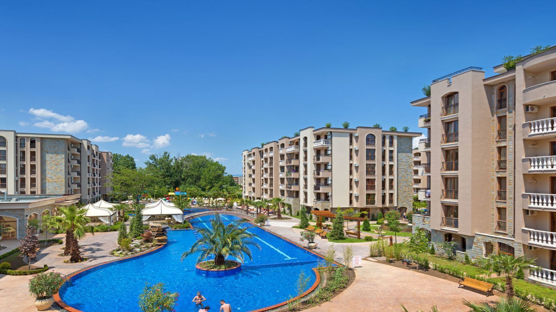 Студио в престижен комплекс на Слънчев бряг – напълно обзаведено и готово за ползване