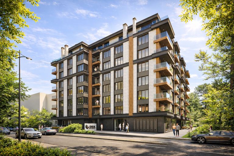 Светъл двустаен апартамент на висок етаж в нов проект в ж.к. Славейков – удобство и модерен градски стил в Бургас