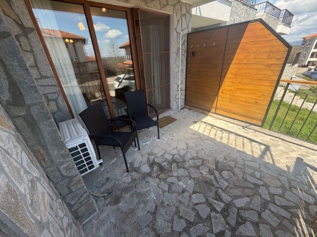 Студио с морска панорама в луксозен комплекс в Ахелой – комфорт, стил и релакс