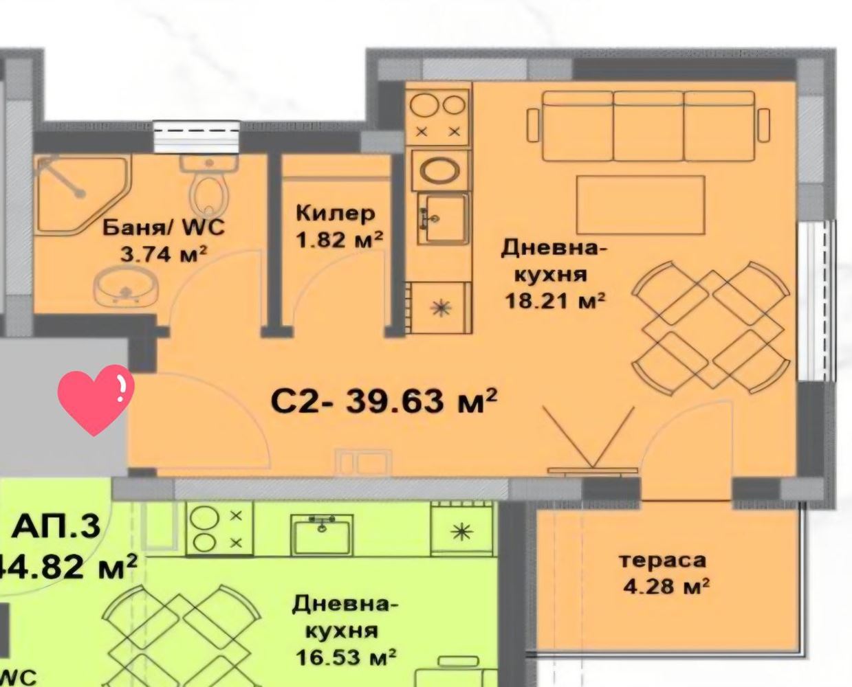 Функционално студио на партерен етаж – отлична възможност за инвестиция или уютен дом