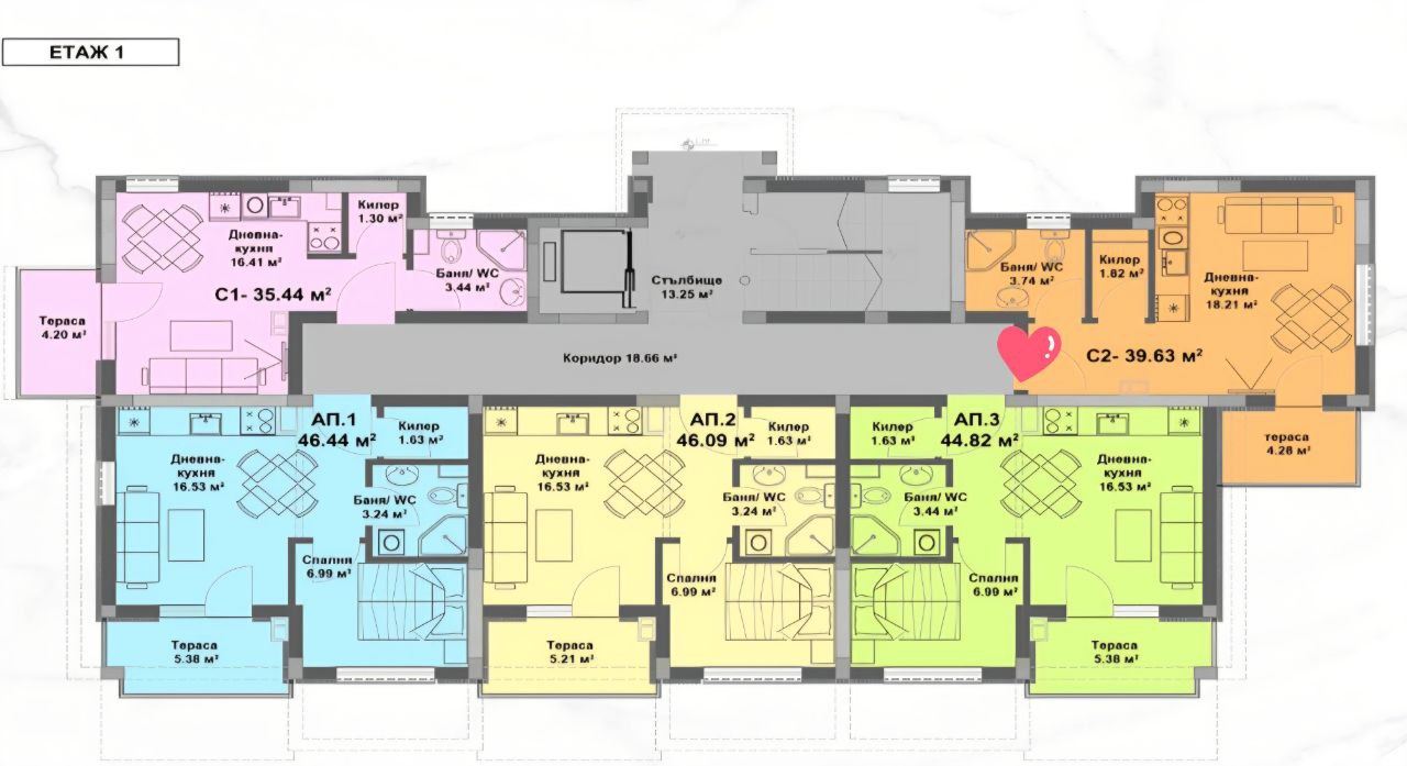 Функционално студио на партерен етаж – отлична възможност за инвестиция или уютен дом