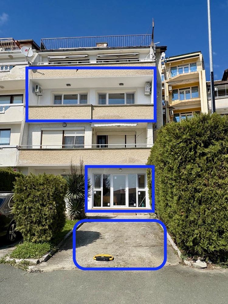 Две независими жилищни пространства с морска гледка в центъра на Свети Влас – дизайнерски интериор и собствено паркомясто