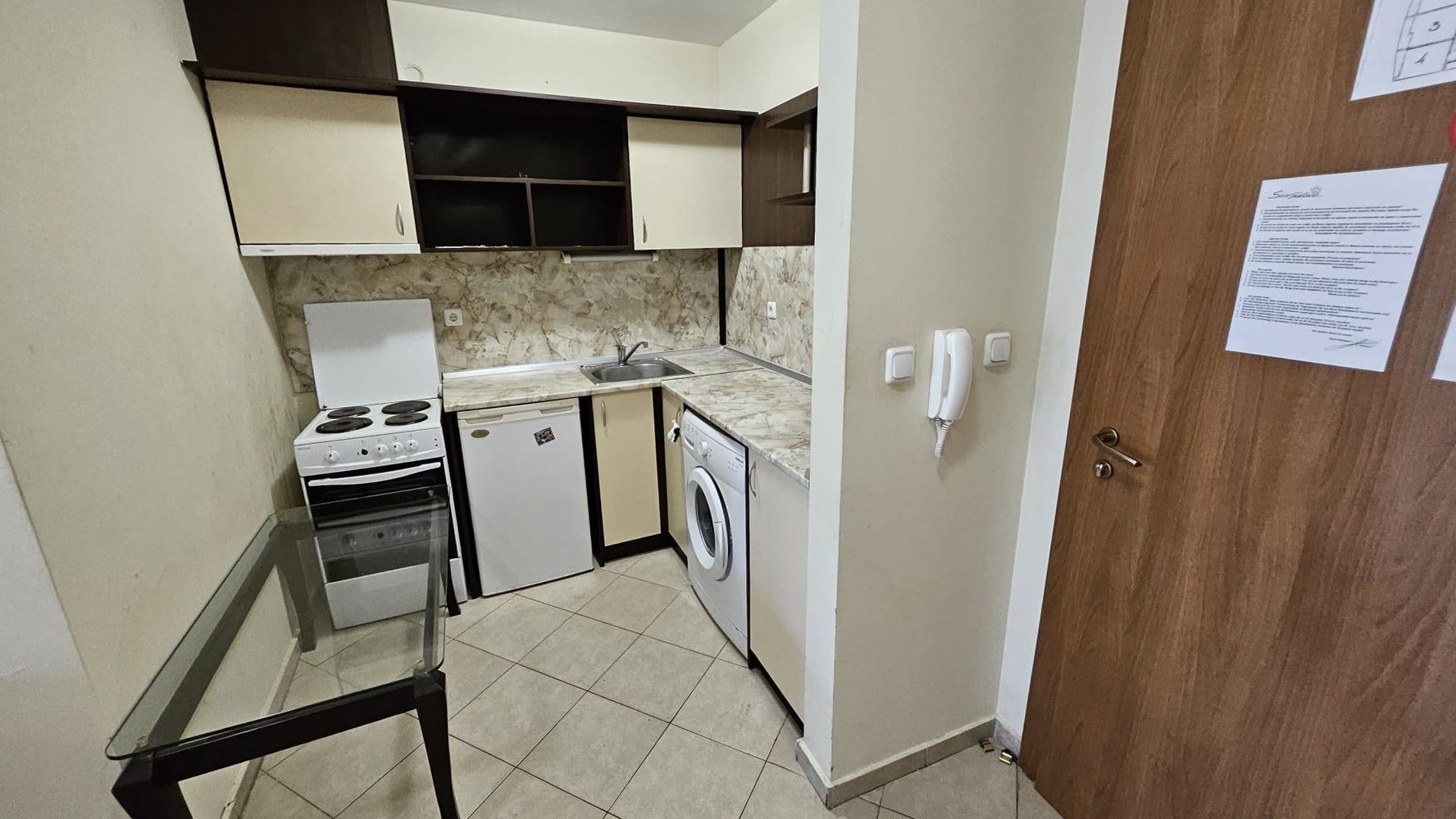 Просторно студио с Акт 16 в Слънчев бряг – отлична инвестиция в сърцето на курорта