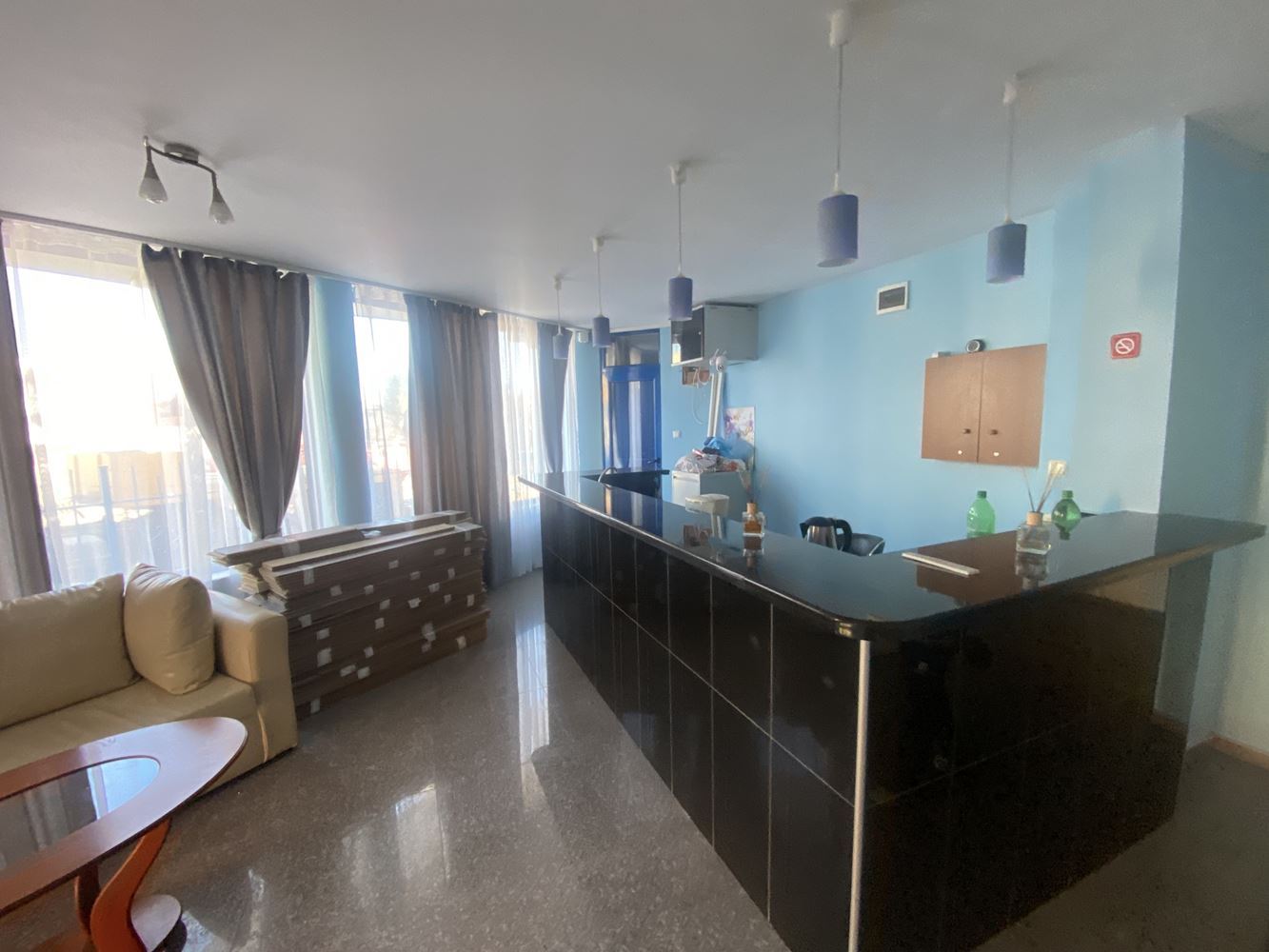 Едностаен апартамент с гледка море в комплекс "Блу Марин"