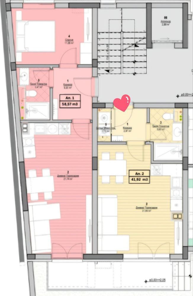 Просторно студио в бутиков комплекс в сърцето на Слънчев бряг – стил, светлина и комфорт