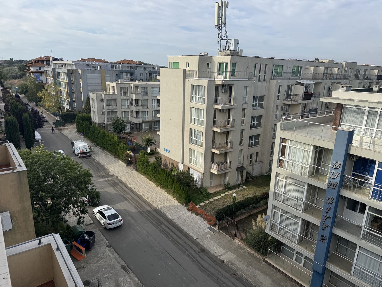 Двустаен апартамент с панорамна гледка в сърцето на Слънчев бряг