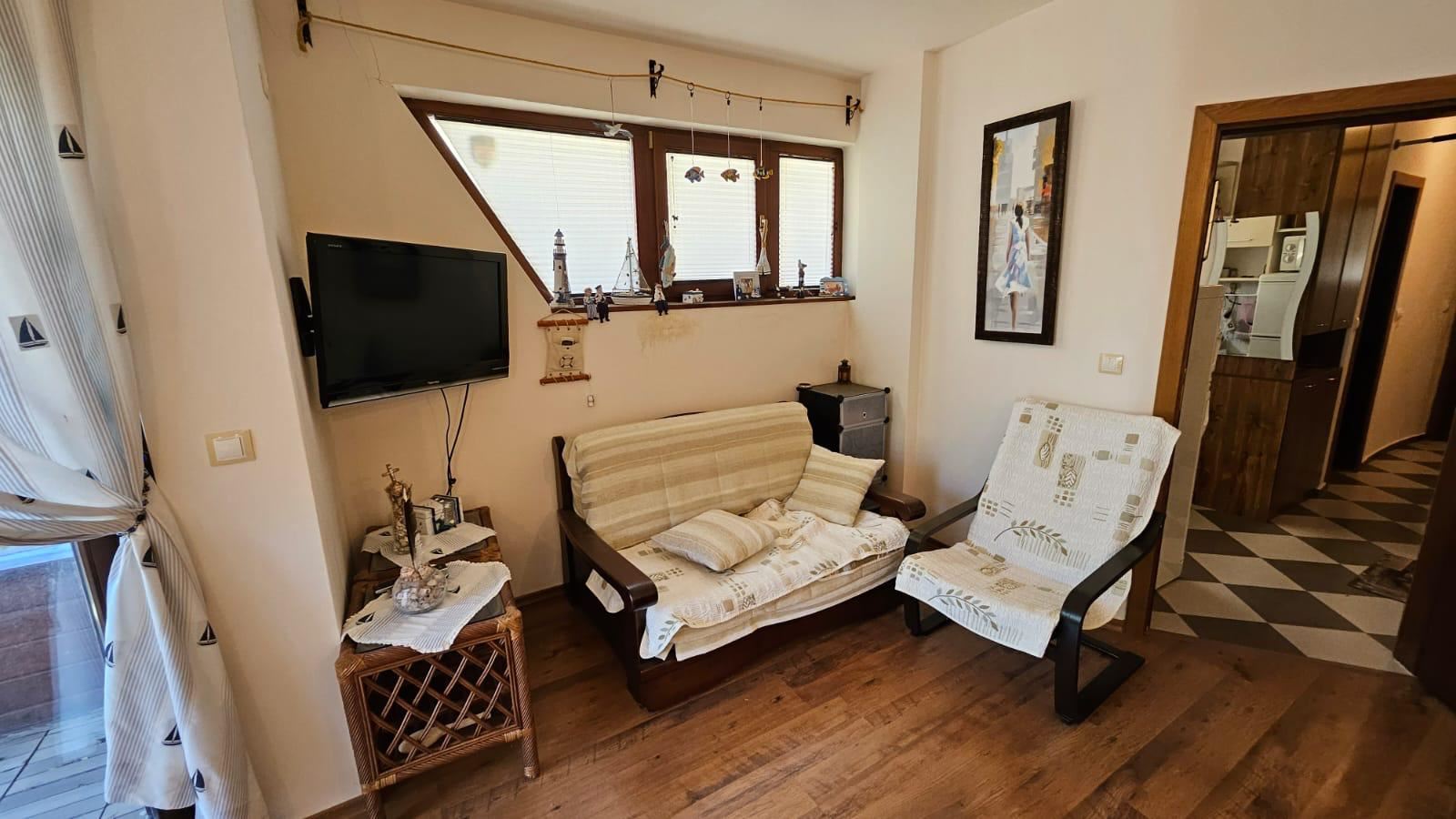 Двустаен апартамент без такса поддръжка в кв. „Русалка“, Свети Влас – отличен избор за живеене и инвестиция