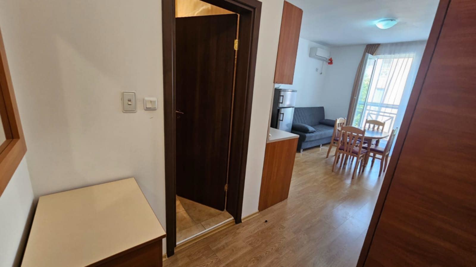 Компактно студио в районa на Слънчев бряг – отлична инфраструктура, битов ток и чудесна инвестиция