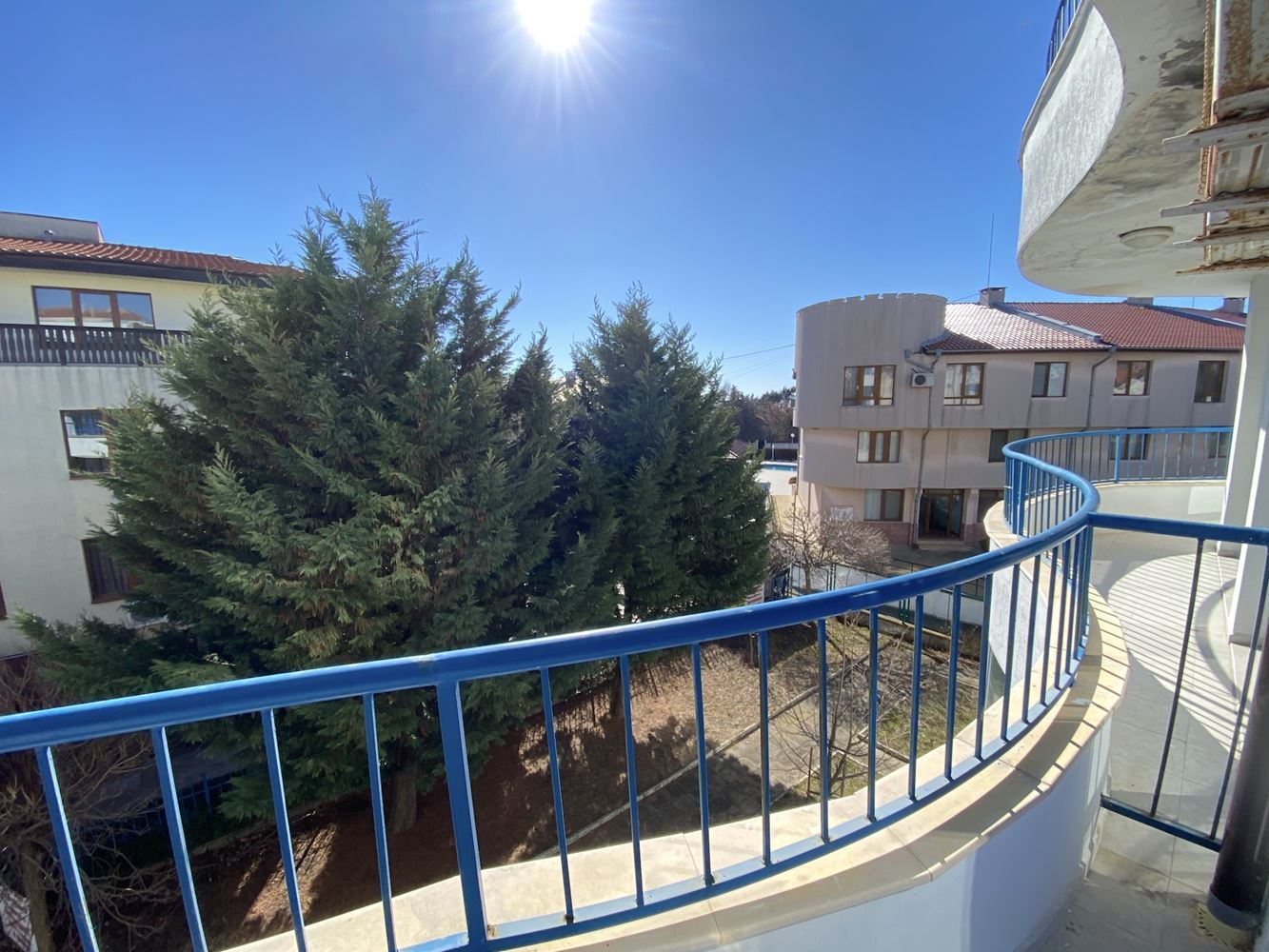 Едностаен апартамент с гледка море в комплекс "Блу Марин"