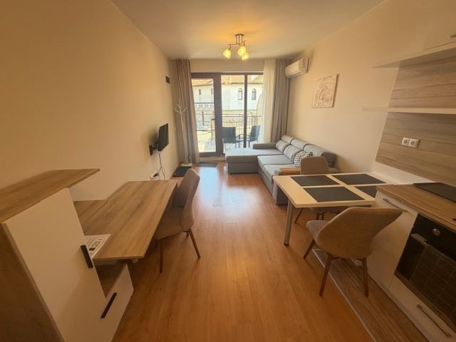 Студио с морска панорама в луксозен комплекс в Ахелой – комфорт, стил и релакс