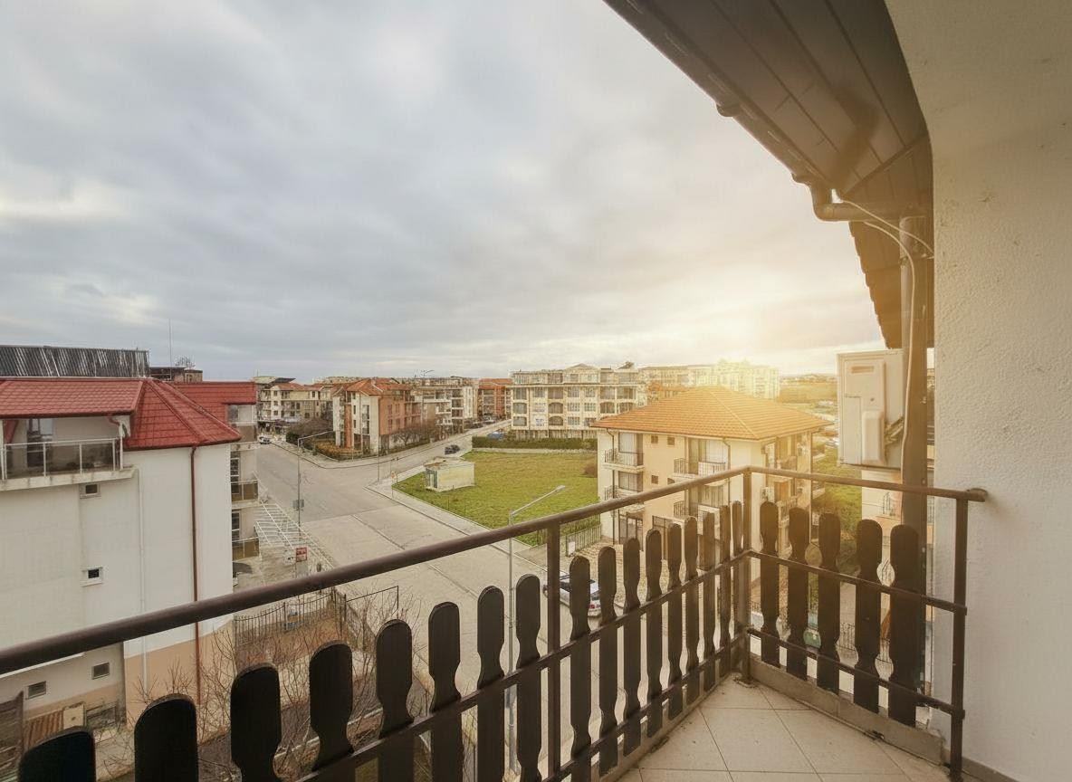 Слънчев двустаен апартамент в Равда – отлична инвестиция и комфорт на 10 минути от плажа