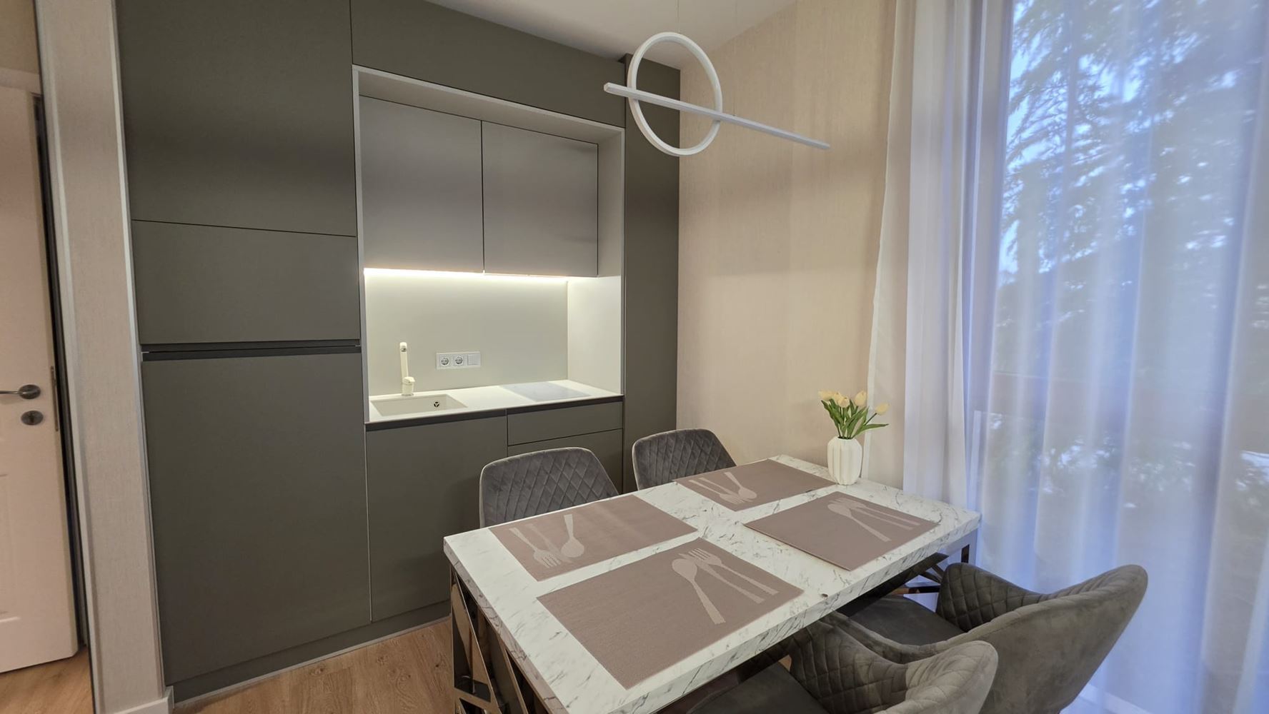 Уютен двустаен апартамент в луксозен комплекс в Слънчев бряг