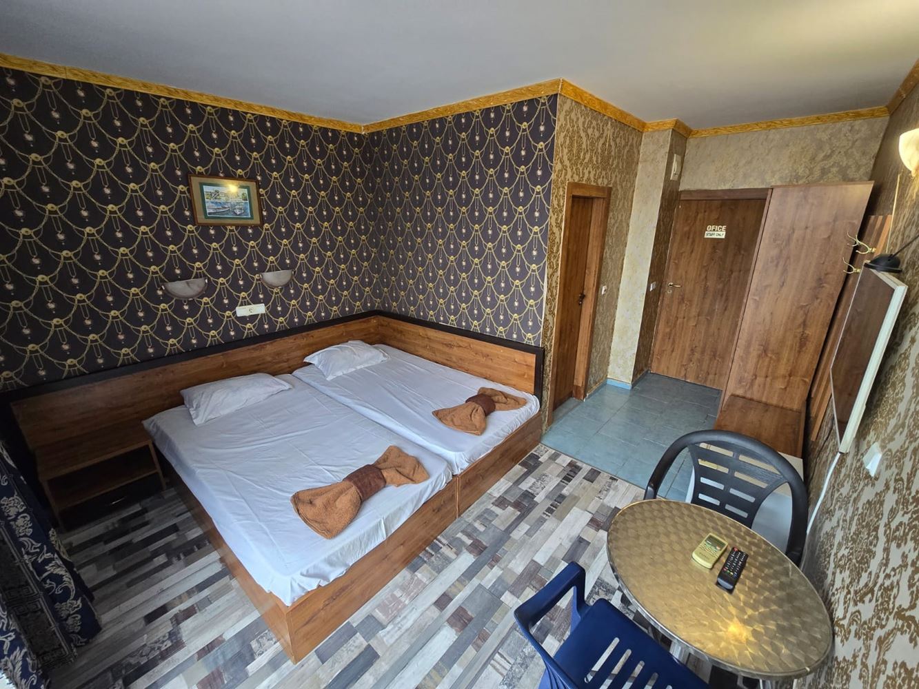 Стилно студио в центъра на Слънчев бряг,  с гледка към парка и града