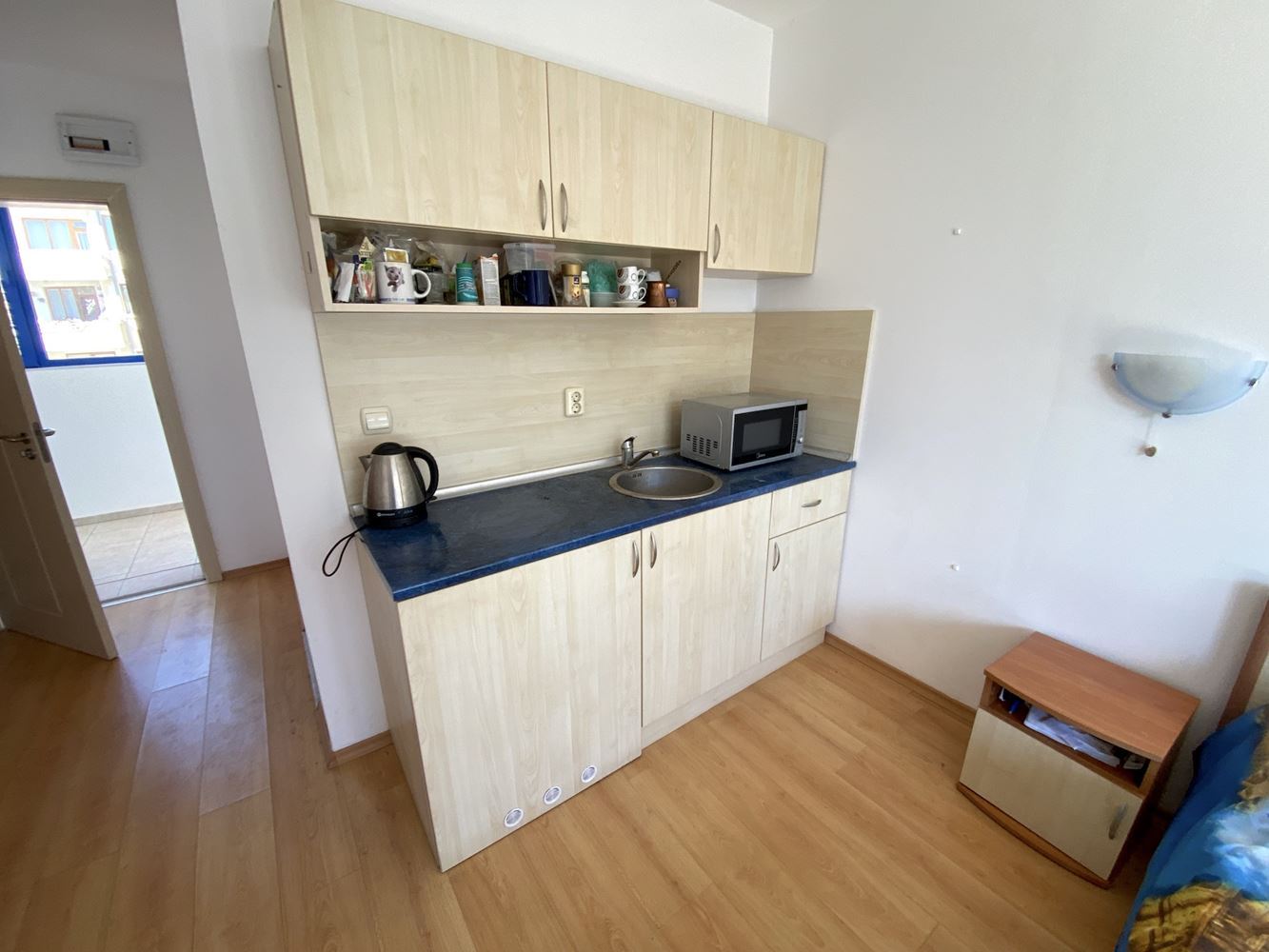 Едностаен апартамент с гледка море в комплекс "Блу Марин"