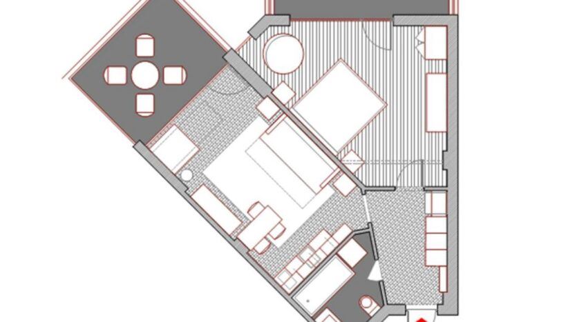 Двустаен апартамент на първа линия в Елените с морска панорама и отличен инвестиционен потенциал
