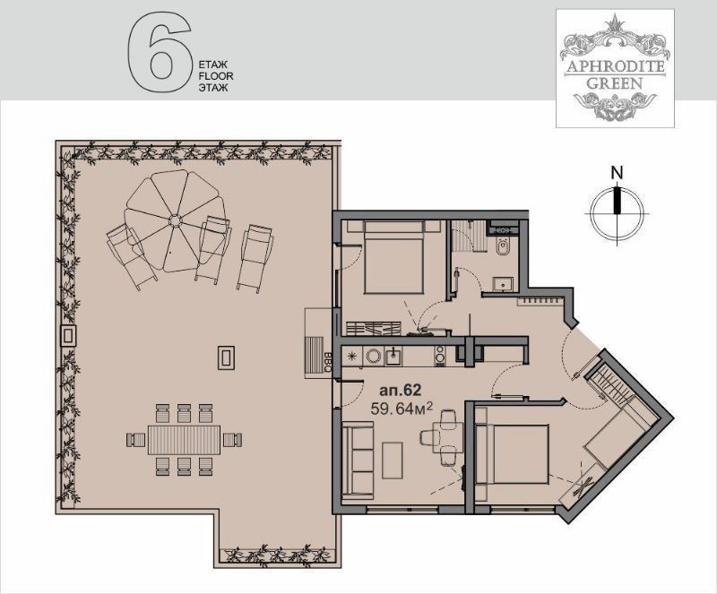 Пентхаус с впечатляваща тераса и панорамна гледка – стил и простор на последния етаж